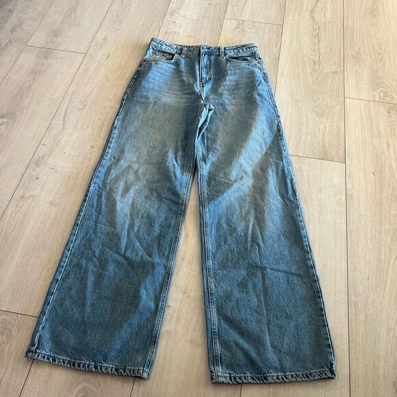 NA-KD women’s wide high waist jeans size 40 (12) - Picture 1 of 10